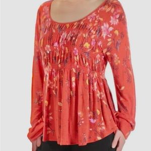 Free People Dahlia Peasant Blouse